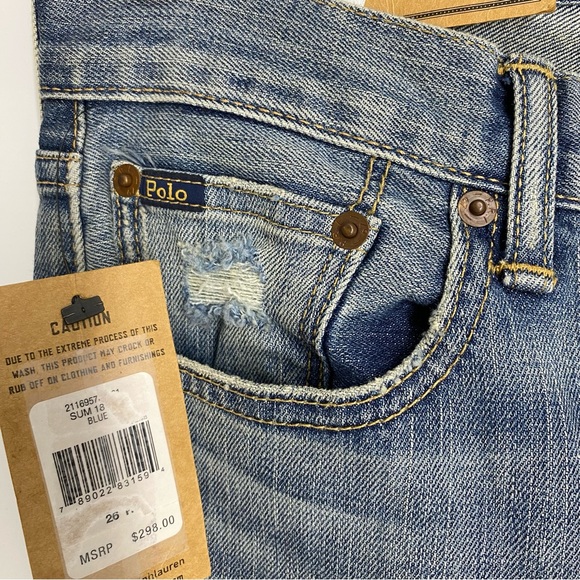 Polo Ralph Lauren Waverly Crop Patchwork Jean 26 - Picture 13 of 16